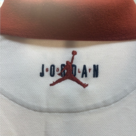 JORDAN EASTSIDE WHITE GOLF CASUAL POLO SHIRT ATHLETIC ATHLEISURE AIR JORDAN SZ S - Picture 5 of 9